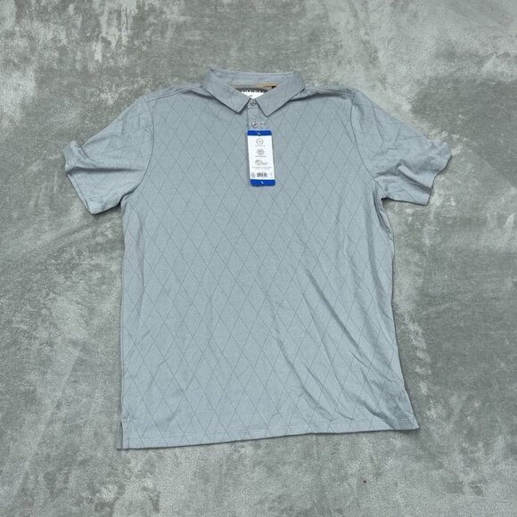 Modern Ambition Mens Short Sleeve Polo Shirt Size L Grey 6877 - Picture 1 of 10